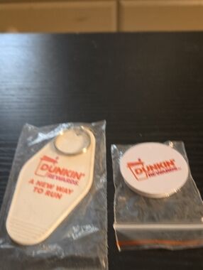 Branded White Keychain and PopSocket Set - White